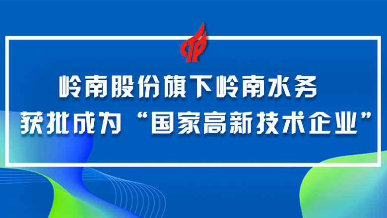 一份高新技術(shù)企業(yè)認(rèn)定，見證嶺南股份的成長